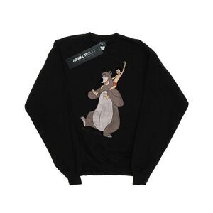 Jungle Book Boys Classic Mowgli And Baloo Sweatshirt / Black